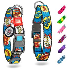 Nylon Dog Collar Adjustable for Large Dogs Small Medium Dogs Breakaway Collars for Boy Girl Dog with Durable Plastic Buckle 9-16 inch Neck x 4/5