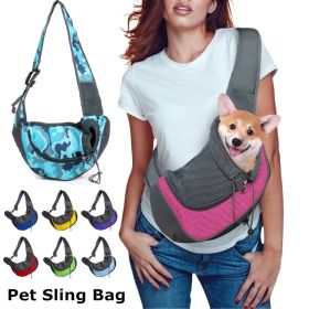Pet Puppy Carrier S/L Outdoor Travel Dog Shoulder Bag Mesh Oxford Single Comfort Sling Handbag Tote Pouch (Color: black, size: L)